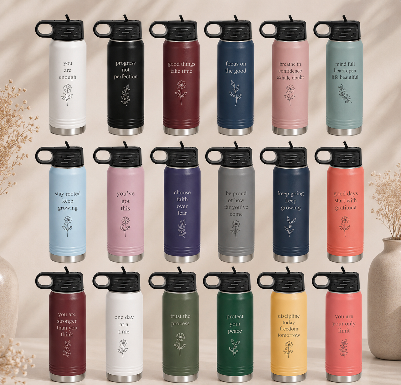 Personalized 32 oz Water Bottle
